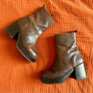 Steve Madden Chunky Platform Mid-Calf Boots